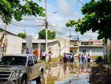 Recorridos técnicos realizados por la SNGR tras afectaciones por las lluvias.&nbsp;