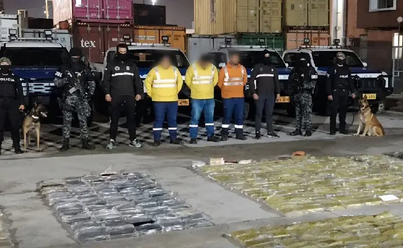 Cinco procesados tras decomiso de 889,8 kilos de cocaína en cargamento de atún.