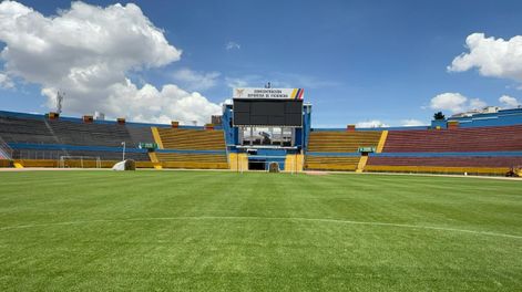 Marcador electrónico del Estadio Olímpico Atahualpa.&nbsp;