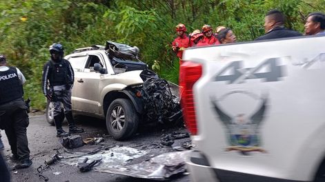 Siniestro de tránsito en Baeza, Ecuador.