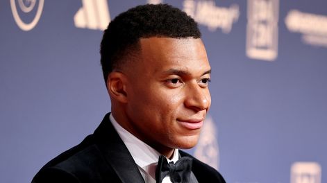 Kylian Mbappé en la gala del Balón de Oro 2026.&nbsp;