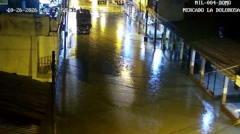 Milagro varias calles quedaron anegadas por la acumulación de agua tras las lluvias.&nbsp;