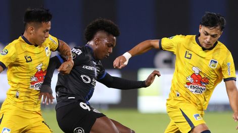 Delfín e Independiente del Valle enfrentándose en un partido en la LigaPro 2026.&nbsp;