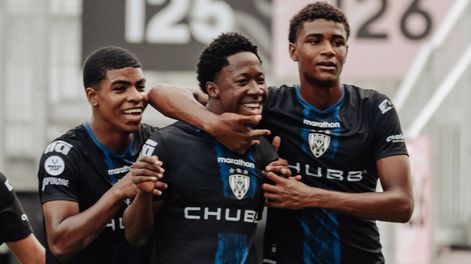 Independiente del Valle en un partido de la Messi Cup.&nbsp;