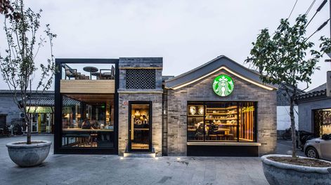 Local de la cadena estadounidense de cafeterías, Starbucks, en China.&nbsp;