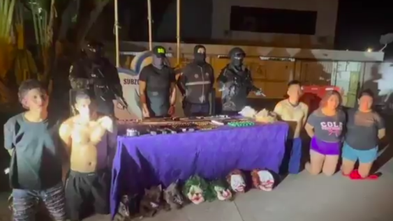 Un operativo policial en Manabí, el 15 de octubre, permitió aprehender a cinco personas vinculadas con casos de extorsión y sicariato.