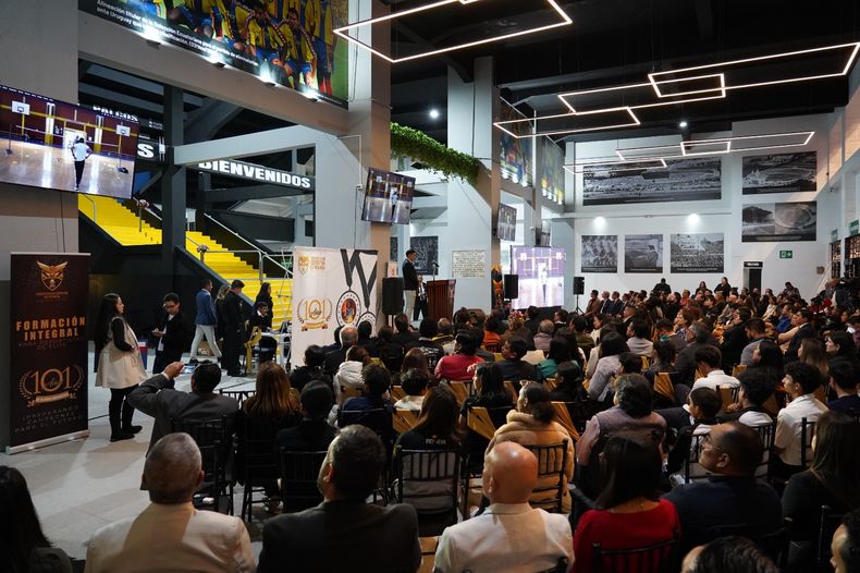 Hall moderno del Estadio Olímpico Atahualpa. 