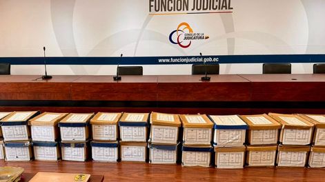 Diligencia. En abril de 2026 la Fiscalía inició la presentación del dictamen acusatorio para 16 procesados en el Caso Alianza. (Foto: Fiscalía)