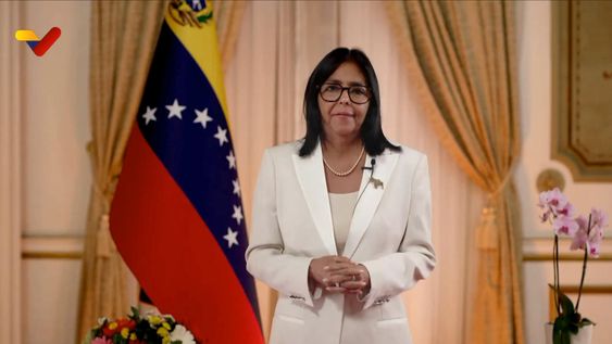 Delcy Rodríguez, presidenta encargada de Venezuela, anuncia que habrán elecciones presdinciales en Venueza Delcy Rodríguez, presidenta encargada de Venezuela, anuncia que habrán elecciones presdinciales en Venueza