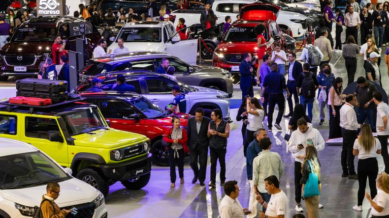 Parte del recinto de la feria de carros Automundo 2026, en Quito. 15 de octubre de 2026. Diario HOY
