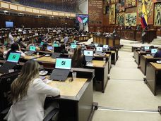 Imagen referencial de sesión del Pleno de la Asamblea Nacional del Ecuador.