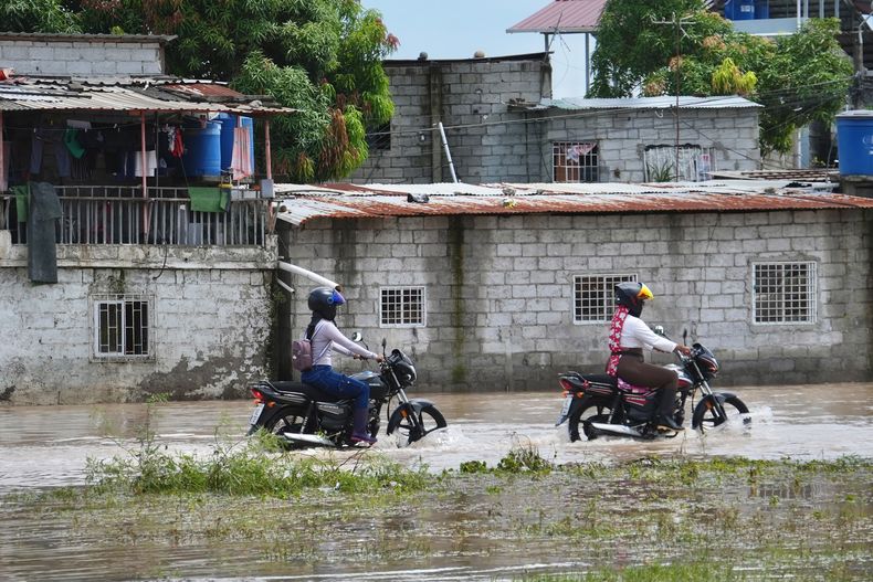 Inundaciones por las lluvias en la costa ecuatoriana.