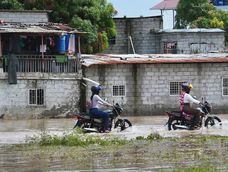 Inundaciones por las lluvias costa ecuatoriana.