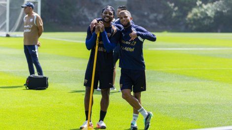 Pedro Vite durante un entrenamiento con Pumas de México.