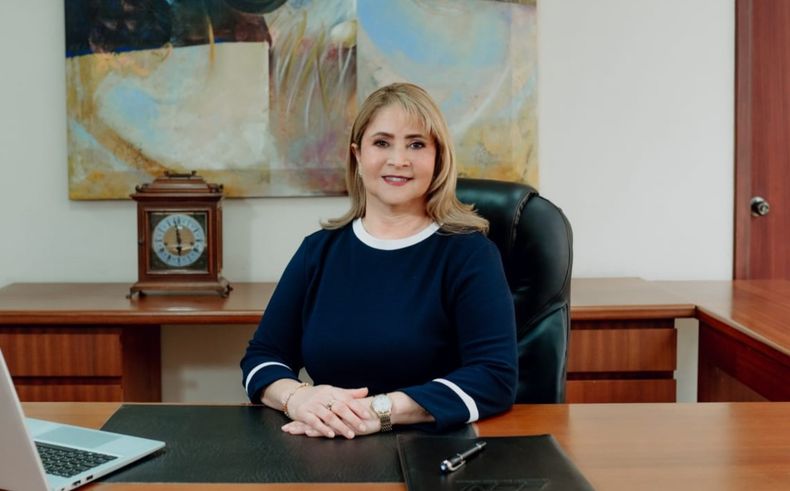 Maricela Benites, gerente general encargada de la Corporación Financiera Nacional (CFN).
