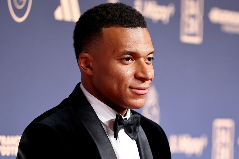 Kylian Mbappé en la gala del Balón de Oro 2026.&nbsp;