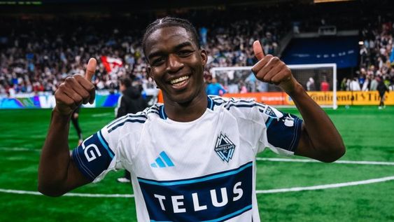 Bruno Caicedo en un partido con el Vancouver Whitecaps en la MLS 2026. Bruno Caicedo en un partido con el Vancouver Whitecaps en la MLS 2026.