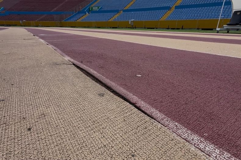 Pista atlética del Estadio Olímpico Atahualpa. 