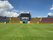 Marcador electrónico del Estadio Olímpico Atahualpa.&nbsp;