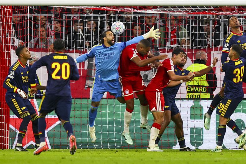 Bayern y Arsenal empataron en partido válido por la tercera fecha de la Champions League.