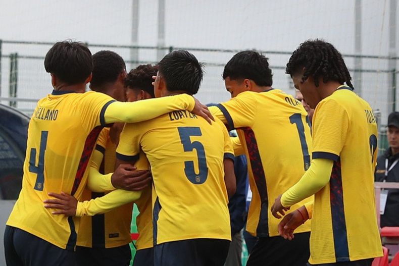 La Tricolor en un partido de la fase de grupos de la Copa Mundial y Festival sub-15 de la FIFA.&nbsp;