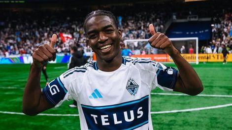 Bruno Caicedo en un partido con el Vancouver Whitecaps en la MLS 2026.&nbsp;