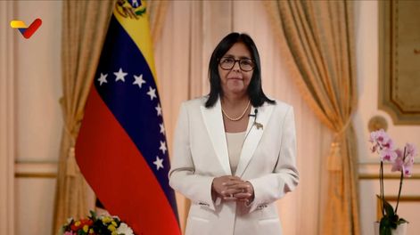 Delcy Rodríguez, presidenta encargada de Venezuela, anuncia que habrán elecciones presdinciales en Venueza