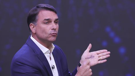 Foto de archivo: Excandidato presidencial de Brasil Flávio Bolsonaro.&nbsp;