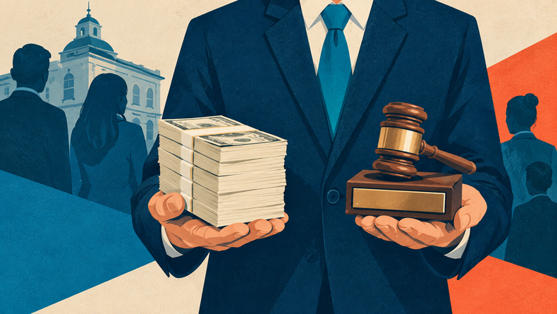 Imagen referencial de casos de corrupción en Ecuador.
