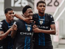 Independiente del Valle en un partido de la Messi Cup.&nbsp;