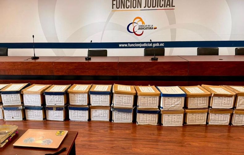 Diligencia. En abril de 2026 la Fiscalía inició la presentación del dictamen acusatorio para 16 procesados en el Caso Alianza. (Foto: Fiscalía)