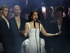 La cantante Rosalía, durante una actuación.&nbsp;