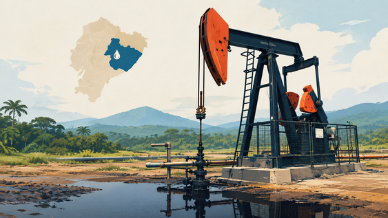 Extracción de petróleo.&nbsp;