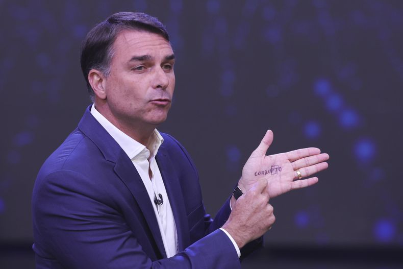 Foto de archivo: Excandidato presidencial de Brasil Flávio Bolsonaro.&nbsp;