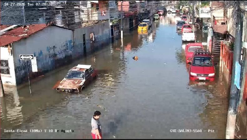Las fuertes lluvias en Guayaquil motivaron a la Embajada de Estados Unidos en Ecuador a alertar a sus ciudadanos y recomendar medidas de precaución, el 27 d eoctubre de 2026.