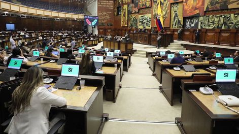 Imagen referencial de sesión del Pleno de la Asamblea Nacional del Ecuador.