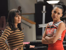 Escena de la serie de televisión Glee estrenada en 2009.