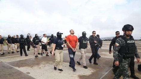 Proceso. Este jueves 29 de octubre de 2026 se concretó la extradición a Estados Unidos de Daniel Salcedo, Ronald Herrera y Francisco Bermúdez. (Fotos: Ministerio del Interior)