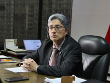 Entrevista. Marco Rodríguez, presidente (e) de la Corte Nacional de Justicia, recibió en su despacho a Diario HOY y habló de extradiciones, despacho de causas y otros temas. (Diario HOY)