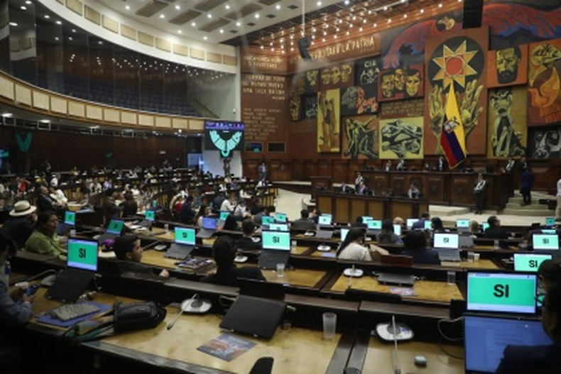 Votación en el Pleno de la Asamblea Nacional el martes 20 de octubre de 2026.