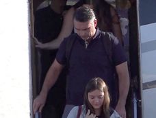 Captura de video que muestra al excandidato presidencial brasileño Flávio Bolsonaro llegando el 28 de octubre de 2026 al Aeropuerto Ejecutivo de Miami-Opa Locka en Miami.