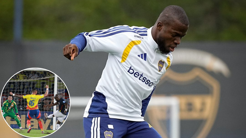 Enner Valencia jugará con Boca Juniors la final de la Copa Sudamericana en el estadio Metropolitano de Barranquilla.