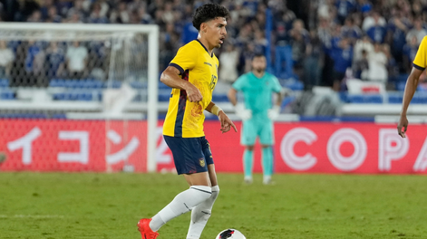 Jeremy Sarmiento regresó a la Tricolor para el debut de Marcelo Gallardo, que se dio en la gira asiática de octubre.