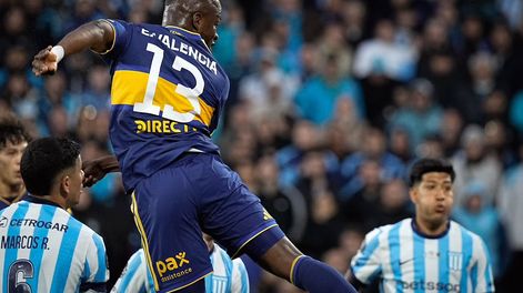 Enner Valencia marcó un triplete con Boca Juniors en la victoria que se dio ante Racing en la Copa Argentina.