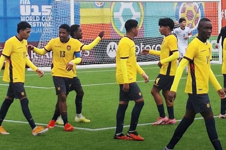 La Tricolor en un partido de la Copa Mundial y Festival sub-15 de la FIFA.&nbsp;