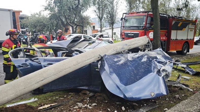 Accidente en Quito: Un aparatoso siniestro de tránsito se registró la tarde de este sábado 31 de octubre de 2026.