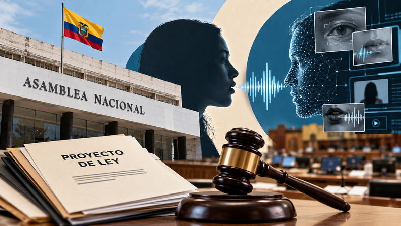 Imagen referencial del tratamiento de proyectos de ley en la Asamblea Nacional sobre el uso de Inteligencia Artificial.